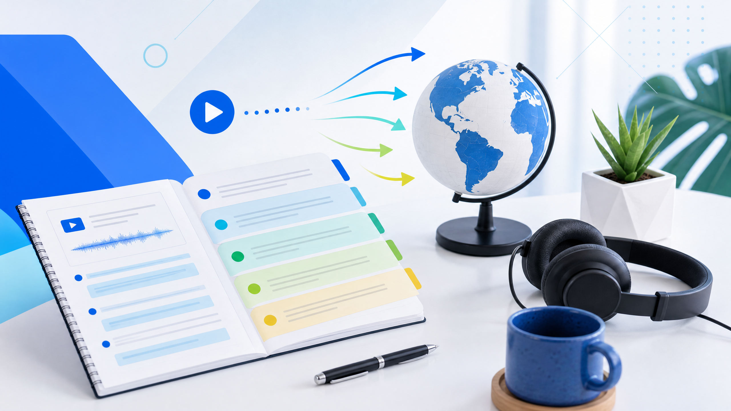 Multilingual audio tracks and script translation workflow interface